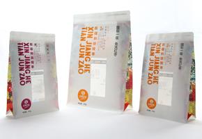 ナッツスナック用サイドガセットフラットボトムバッグ