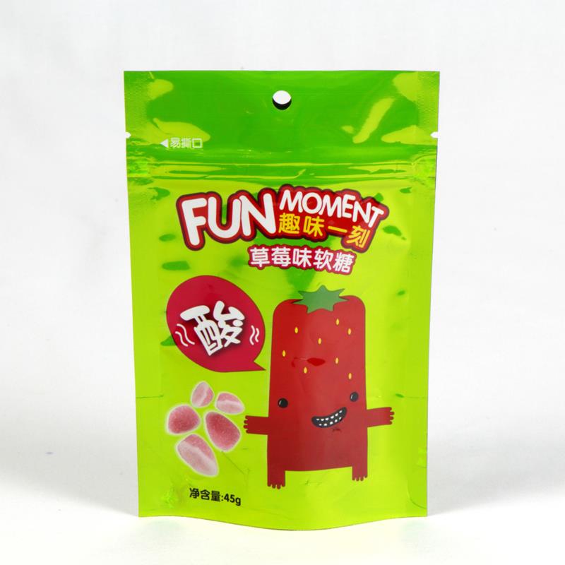 プラスチックスタンドアップジッパーキャンディバッグ Plastic Stand Up Zipper Candy Bag