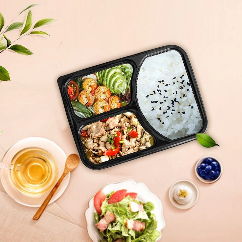 3 compartment food container