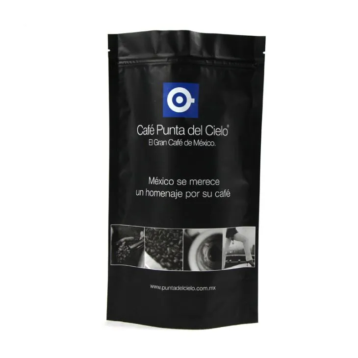 アルミホイルスタンドアップコーヒージッパーポーチ