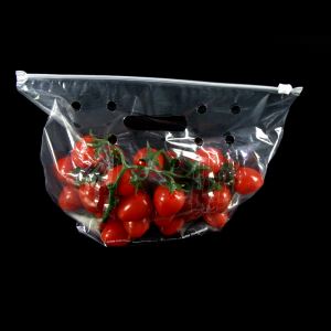 穴と Cpp プラスチック袋を包装果実野菜をクリアします。
