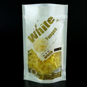 スタンドアップジッパーポーチプラスチックフードバッグ窓付き