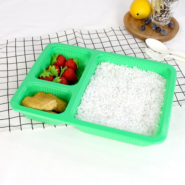 カスタムメイドサービスEVOH食品容器コンパートメントランチボックス