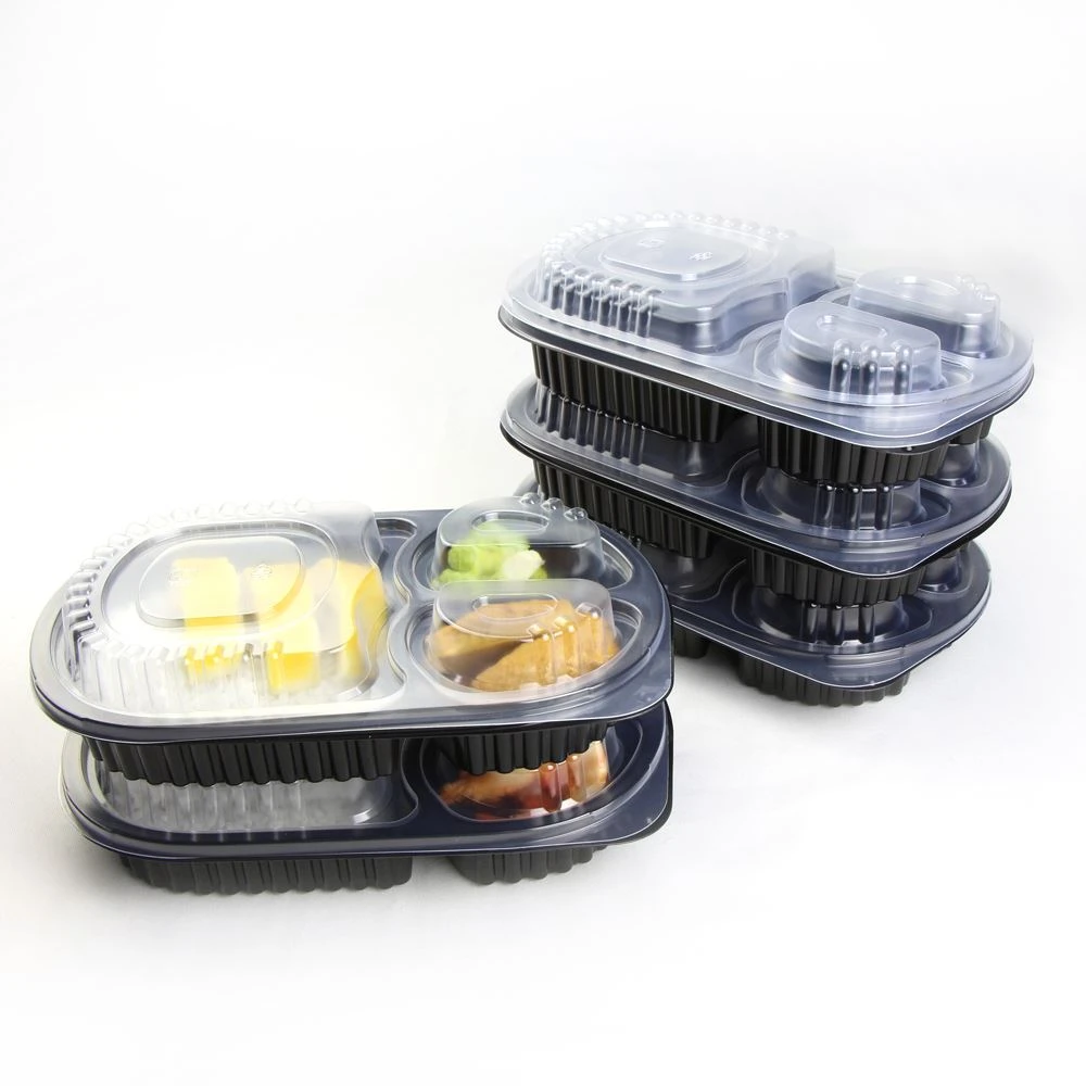 使い捨て3コンパートメント食品容器