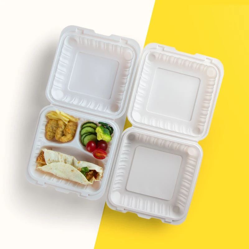 ホット販売 YR9581 使い捨てテイクアウト ヒンジ付き食品容器電子レンジ対応プラスチック食事準備クラムシェル ランチ ボックス