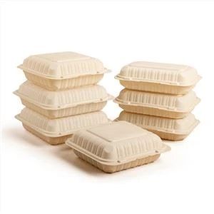 9x6inchPp使い捨てプラスチック容器電子レンジ冷凍庫ランチボックス積み重ね可能な食品保存容器ロック蓋付き