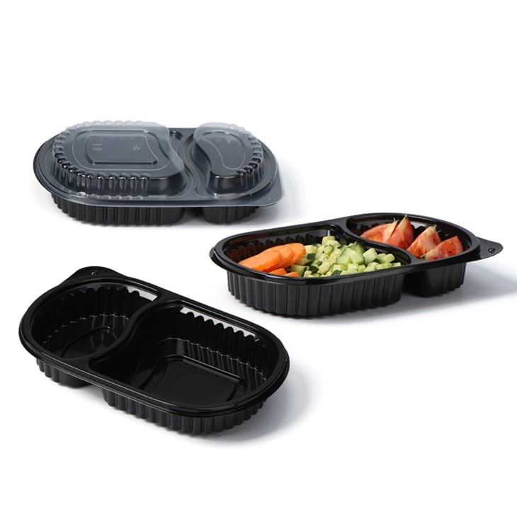 2コンパートメントテイクアウト食品容器