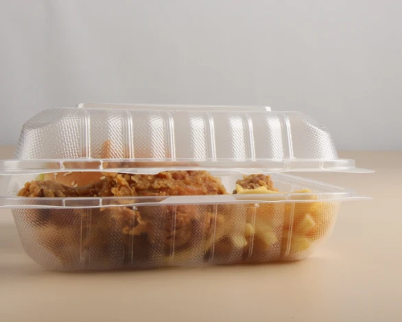 3コンパートメント透明To Goコンテナ