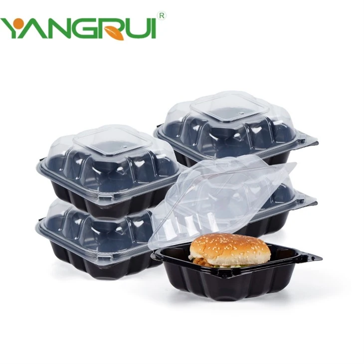 蓋付き透明食品容器