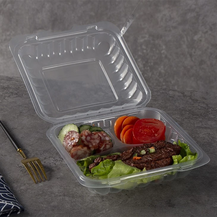 透明なプラスチック弁当箱使い捨て弁当容器