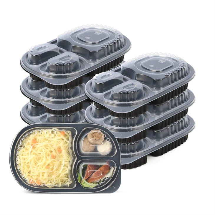 使い捨てプラスチック製食事ボックス
