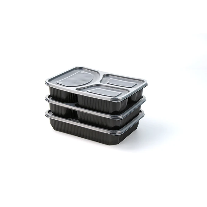 プラスチック製のカスタム食事準備容器