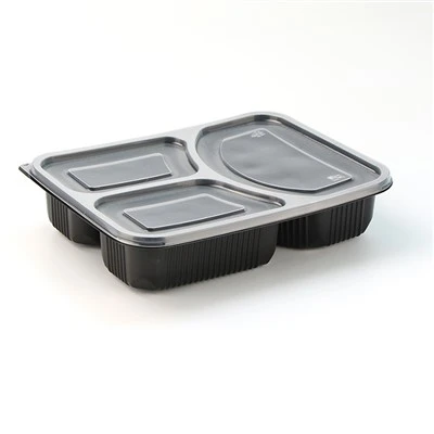 3コンパートメントプラスチックコンテナ