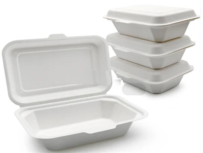 Bagasse To Go 蓋付きコンテナ