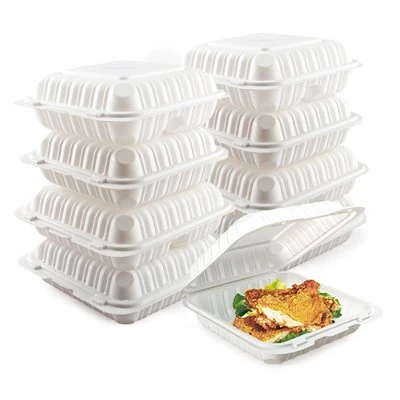 クラムシェル テイクアウト食品容器 8 X 8