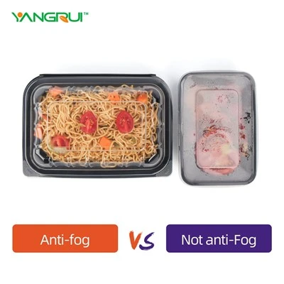 使い捨てヒンジ付き To Go 食品容器