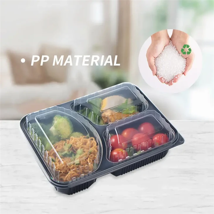 3-compartment To-go Boxes high quality