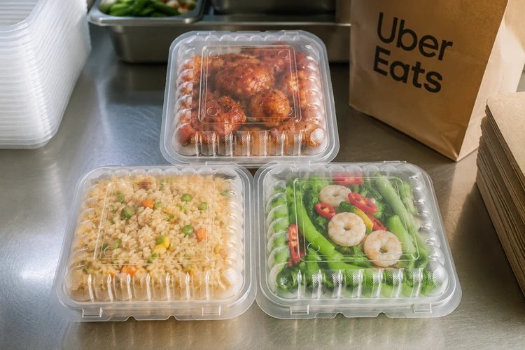 plastic clear containers with lids