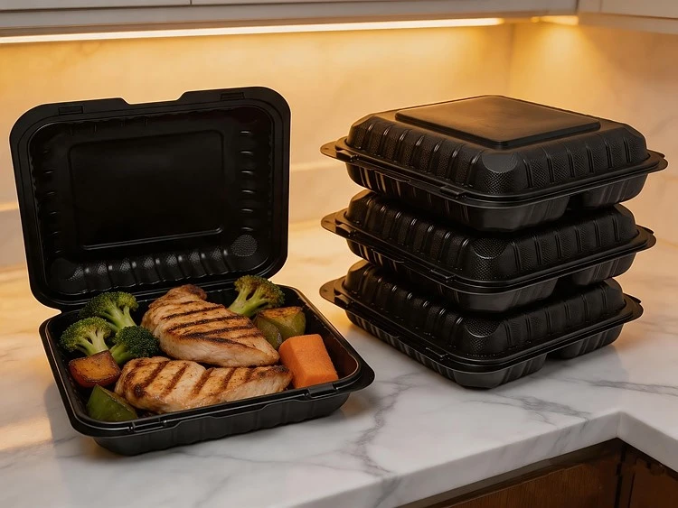 hinged containers